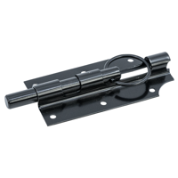 Waelbers Valgrendel 150x70mm zwart gecoat - 10 Stuk(s) - 1127.05