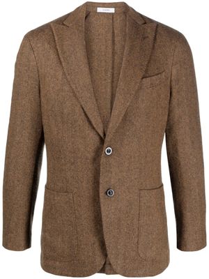 Boglioli blazer à motif de chevrons - Marron