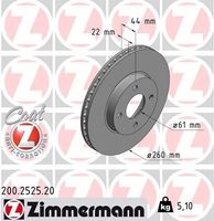 Remschijf Coat Z 200252520