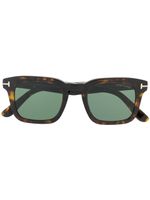 TOM FORD Eyewear lunettes de soleil Dax à monture carrée - Marron