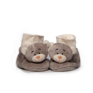 Babyslofjes pluche beertjes 0-10 mnd