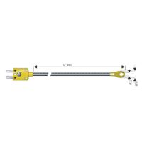 B + B Thermo-Technik 0625 1446-07 Oppervlaktesensor -50 tot +400 °C Sensortype K