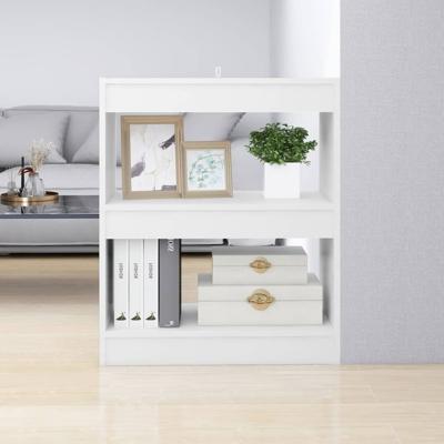 Boekenkast/kamerscherm 60x30x72 cm wit