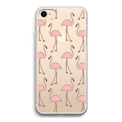Anything Flamingoes: iPhone 7 Transparant Hoesje