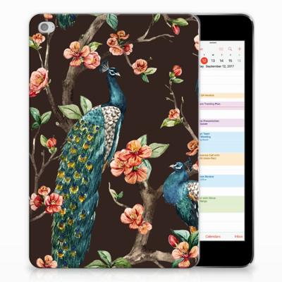 Apple iPad Mini 4 | Mini 5 (2019) Back Case Pauw met Bloemen Apple iPad Mini 4 | Mini 5 (2019) Back Case Pauw met Bloemen