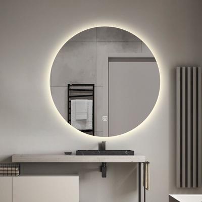 Badkamerspiegel Circle | 90 cm | Rond | Indirecte LED verlichting | Touch button | Met verwarming