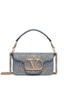 Valentino Garavani petit sac porté épaule Locò - Bleu