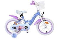 Volare Disney frozen 2 kinderfahrrad - mädchen - 14 zoll - blau/lila - zwei handbremsen