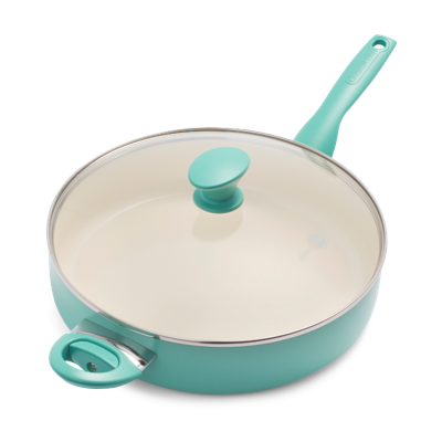 Rio Turquoise Hapjespan met deksel 30 cm