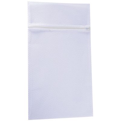MSV Waszak voor kwetsbare kleding wasgoed/waszak - wit - Medium size - 45 x 25 cm