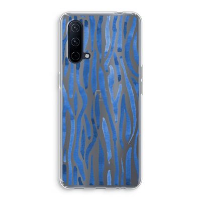 Blauwe nerven: OnePlus Nord CE 5G Transparant Hoesje
