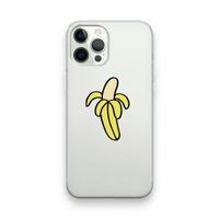 Banana: iPhone 12 Pro Transparant Hoesje Banana: iPhone 12 Pro Transparant Hoesje