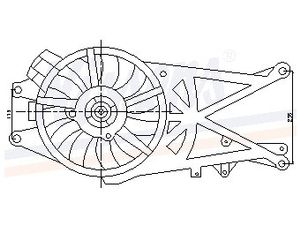 Ventilator, condensator airconditioning 85204