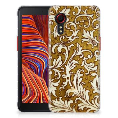 Siliconen Hoesje Samsung Galaxy Xcover 5 Barok Goud