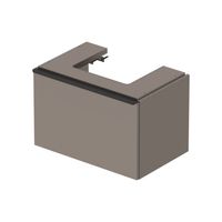 Badmeubel Duravit D-Neo Wand 68.4x44.2x44 cm Mat Basalt Duravit - thumbnail