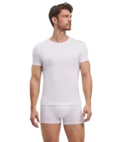 FALKE 2-Pack Heren T-Shirt Daily Comfort - S - Wit