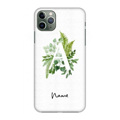 Green Brush: Volledig geprint iPhone 11 Pro Max Hoesje