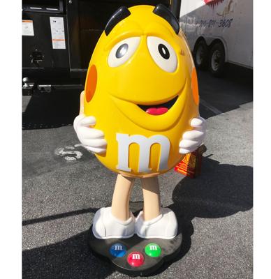 M&M Winkel Display - Geel