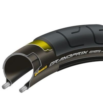Continental grand prix - racefietsband 700x23c - draadband - zwart