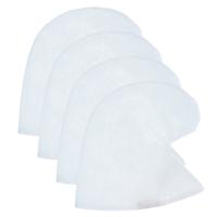 Witte kaboutermuts/dwergenmuts - 4x stuks - volwassenen - puntmuts - verkleedkleding voor volwassene