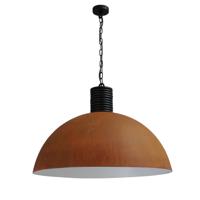 Masterlight Roestige industrie hanglampIndustria 80 roestbruin met zwart - 2201-25-06-R-K
