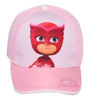 Disney basketbalpet PJ Masks meisjes katoen roze/rood maat 50 - thumbnail