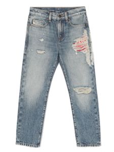 Diesel Kids jean 2020 à effet usé - Bleu