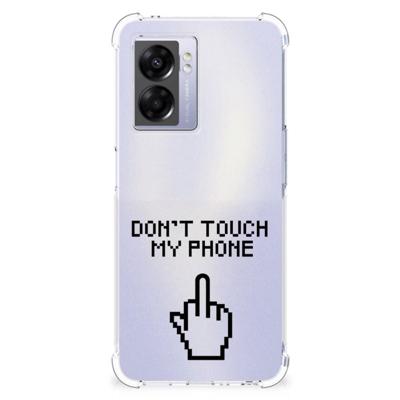 OPPO A77 5G | A57 5G Anti Shock Case Finger Don't Touch My Phone OPPO A77 5G | A57 5G Anti Shock Case Finger Don't Touch My Phone