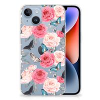 Apple iPhone 14 TPU Case Butterfly Roses