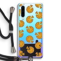 You Had Me At Pizza: Huawei P30 Transparant Hoesje met koord