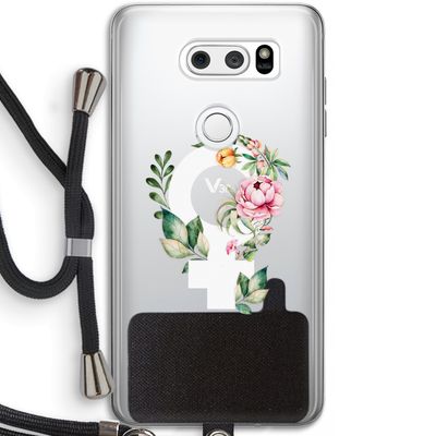Venus: LG V30 Transparant Hoesje met koord