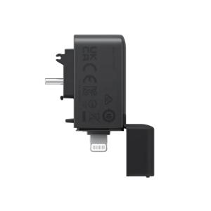 Insta360 X4 Quick Reader geheugenkaartlezer USB-Type C/Lightning Zwart