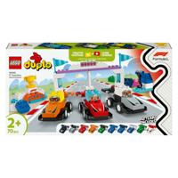 LEGO duplo town 10445 f1 team racewagens en coureurs