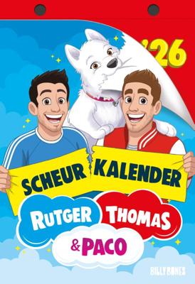 De scheurkalender van Rutger, Thomas & Paco 2026 (Kalender)