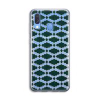 Moroccan tiles: Samsung Galaxy A40 Transparant Hoesje