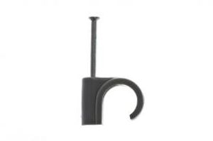 Spijkerclips 6 mm grijs 100 st. Elektroshop