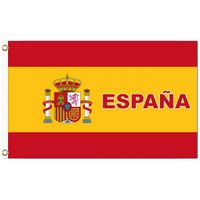 Spanje vlag met tekst - thumbnail
