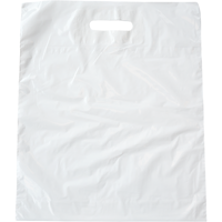 Tas | LDPE | dKT | 37x 4x44cm | draagtas | wit | 500 stuks