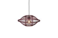 GOOD&MOJO Hanglamp 'Maui' Bamboe, 50cm, kleur Burgundy