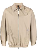 Mackintosh veste bomber Emmanuel en gabardine - Marron