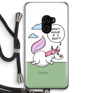 Unicorn: Xiaomi Mi Mix 2 Transparant Hoesje met koord