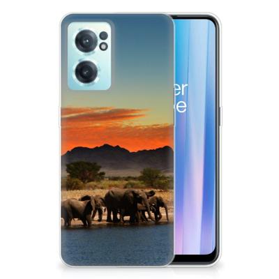 OnePlus Nord CE 2 5G | TPU Hoesje | Olifanten