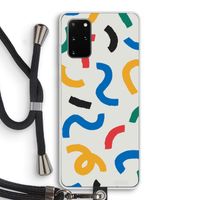 Illustratieve pop 2: Samsung Galaxy S20 Plus Transparant Hoesje met koord