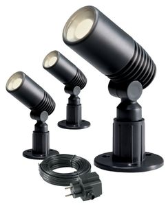 GARDEN LIGHTS ALDER TUINSPOT SET 3 STUKS