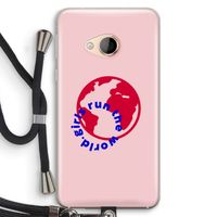 Run The World: HTC U Play Transparant Hoesje met koord