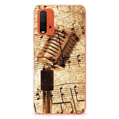 Xiaomi Poco M3 | Siliconen hoesje | met foto Bladmuziek