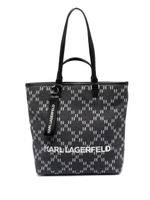 Karl Lagerfeld sac cabas à motif monogrammé K/ - Noir