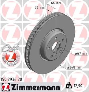 Remschijf Coat Z 150293620