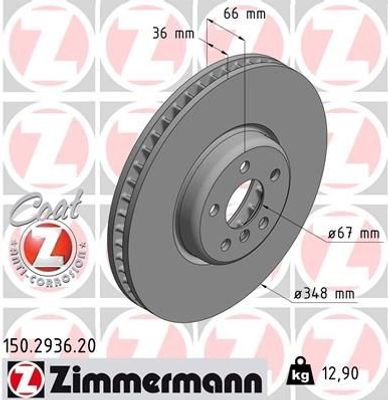 Remschijf Coat Z 150293620