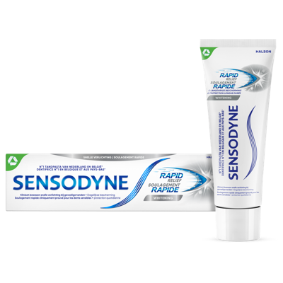 Sensodyne Rapid Relief Whitening Tandpasta 75ml